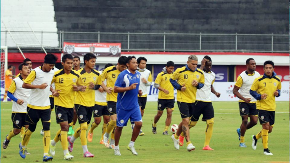 Skuad Arema Cronus saat menggelar latihan. Copyright: &copy; Ardiansyah/INDOSPORT